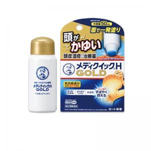 ROHTO乐敦 头皮止痒液 消炎涂抹液 大容量 海绵头 50ml