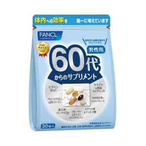 截止5月30日店铺优惠代购：芳珂 新版 fancl 60岁男士用维生素综合片(5616)