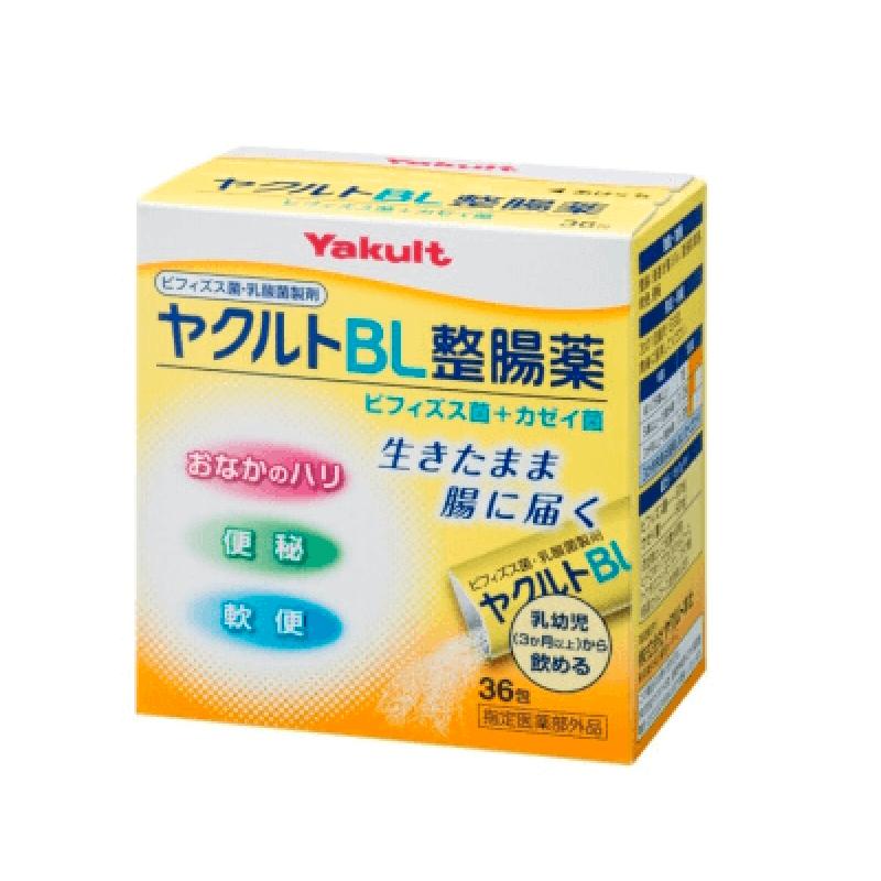 养乐多Yakult BL整肠药 消化不良胃胀清肠便秘 36包