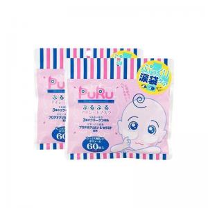 清仓特价：日本 SPC PURU胶原蛋白 保湿 修护 弹力 提亮 眼膜贴 60枚入（已过期，介意勿拍）