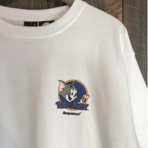 Tom＆Jerry 限定纯棉圆领半袖T恤 T-1570902