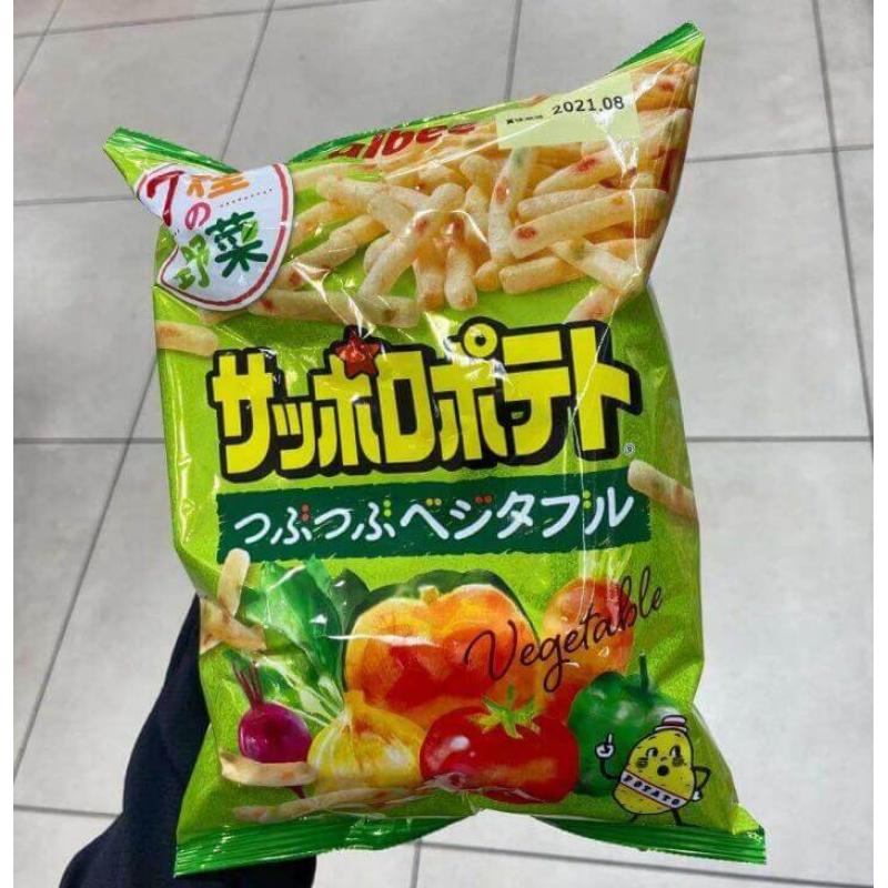 零食：Calbee卡乐比零食七種の野菜蔬菜条つぶつぶベジタブル72g（可发/低价值/零食线）