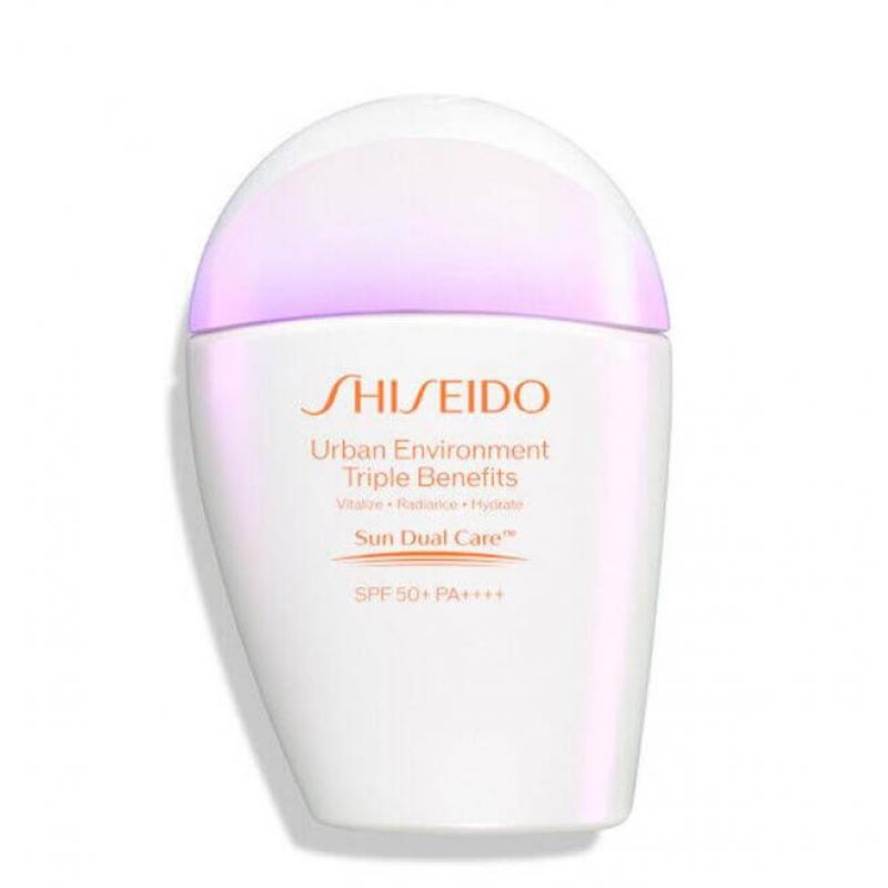 代购：资生堂 新艳阳系列 美肌白色防晒乳 30ml SPF50