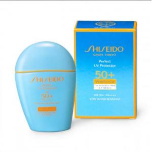 代购：资生堂 新艳阳系列 浅蓝色婴儿防晒 50ml spf50