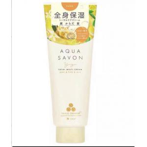 日本aquasavon 限定新品柚子全身保湿身体乳（脸.身体.头发都可用）230g