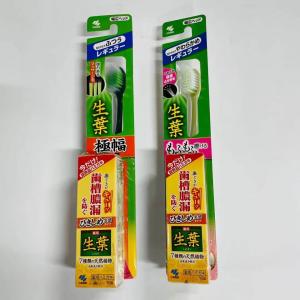 小林制药 深度清洁 生叶宽幅牙刷  + 预防齿槽浓漏药用牙膏10g （牙刷颜色随机）