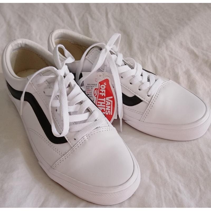 vans万斯 old skool 584308-0002白色板鞋24cm