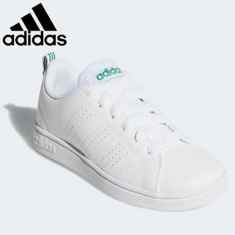 奥莱特价：阿迪达斯ADIDAS 小白鞋NEO VALCLEAN2 24.0cm绿字