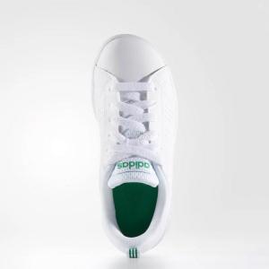 奥莱特价：阿迪达斯ADIDAS 小白鞋NEO VALCLEAN2 24.0cm绿字