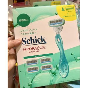 限定特价：Schick舒适舒芙 脱毛刀剃毛刀 浅绿色敏感肌肤适用 一主体四替换刀头（缺货退款）