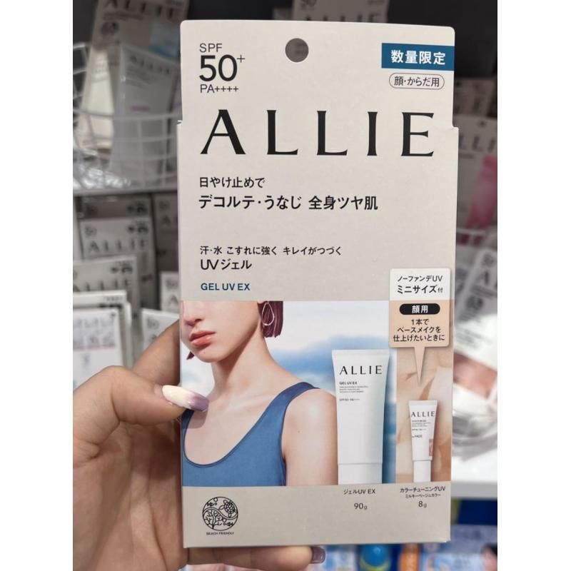 ALLIE 数量限定 全身可用防晒霜套装 SPF50+ PA++++ 全身用90g面部专用8g