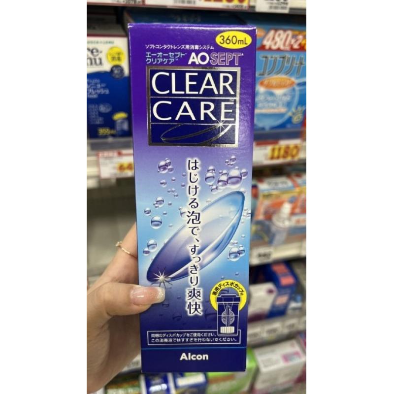 爱尔康ALCON Clear Care 隐形眼镜清洗护理液 360ml