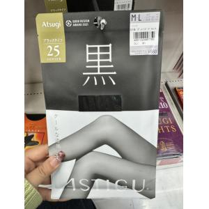 特价：厚木ATSUGI 质感黑丝袜 黑色 M-L码 1双入（016）