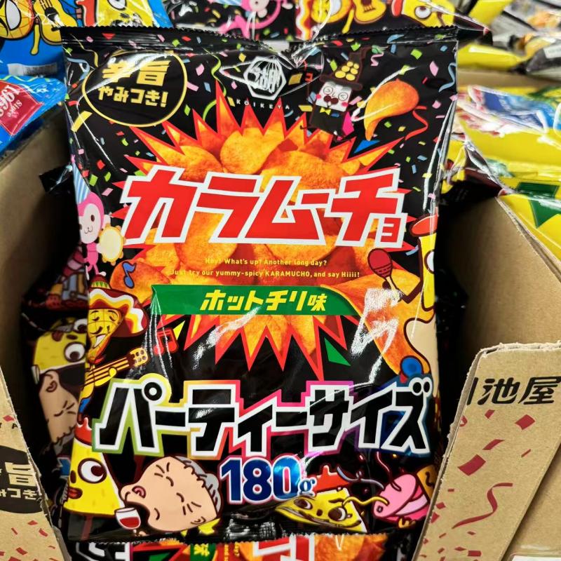 湖池屋KOIKEYA 大包装派对尺寸薯片 热辣味180g(只能发邮政路线)