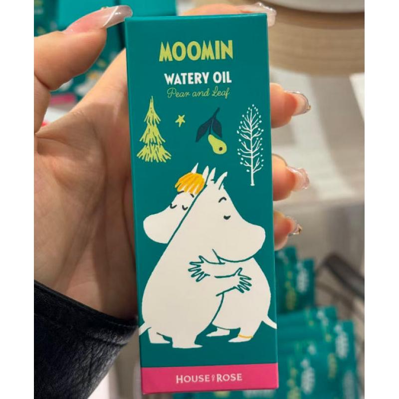 HOUSE OF ROSE玫瑰屋 期间限定 梨子树叶香 姆明联名 保湿油 身体头发均可用 80ml