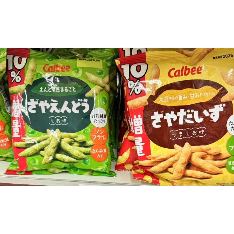 卡乐比CALBEE 酥脆豆荚10％增量 两种口味可选(只能发邮政线路)