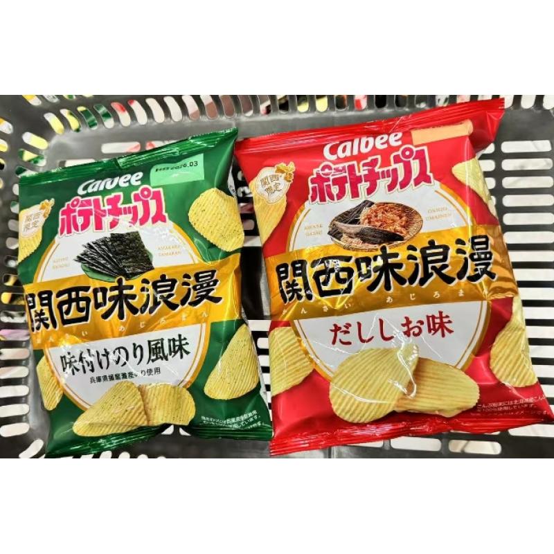 卡乐比CALBEE 地区限定 関西味浪漫薄切薯片60g两种口味可选（缺货退款）(只能发邮政线路)