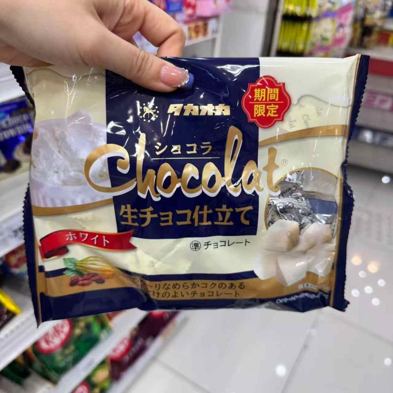 Takaoka高冈 生巧克力 白巧克力味 125g（任意路线可发）