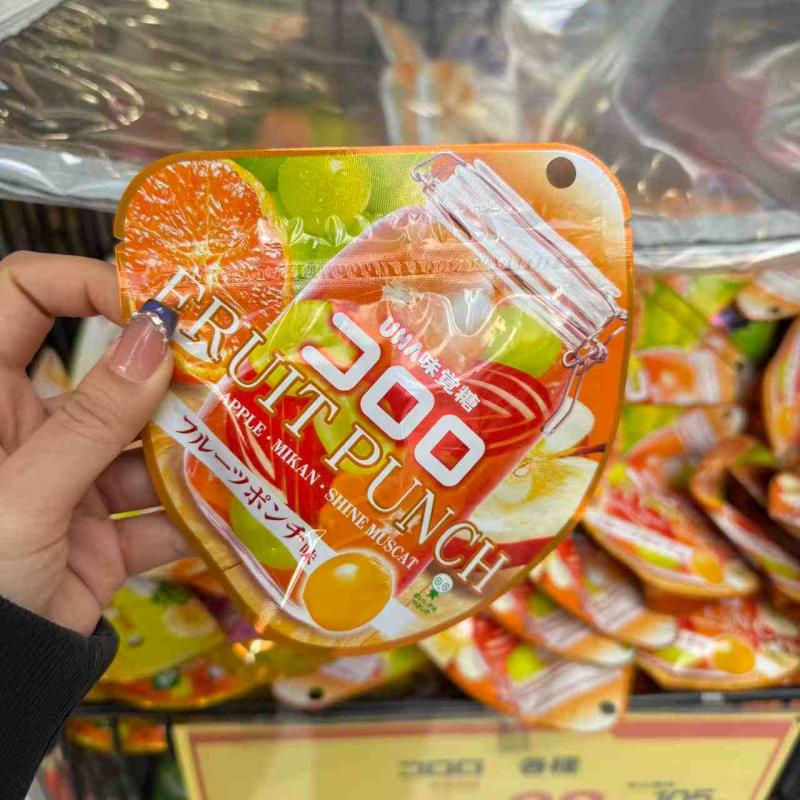 悠哈UHA味觉糖 苹果橙子阳光玫瑰缤纷水果味软糖 40g（任意路线可发）