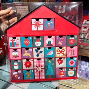 圣诞房子倒计时日历巧克力糖果 24个入（缺货退款）（任意路线可发）
