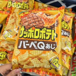 卡乐比CALBEE 香脆网格薯片 烤肉味72g(只能发邮政线路)