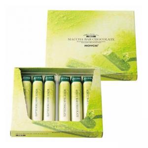 （每周日晚10点截单）北海道ROYCE巧克力 巧克力棒 坚果味 6枚入（抹茶 バーチョコレート）