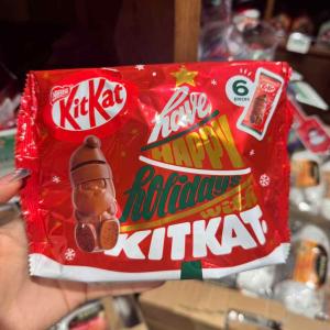 雀巢NESTLE 圣诞节期限限定 KitKat奇巧巧克力威化夹心饼干 6枚入（只能发邮政）（缺货退款）