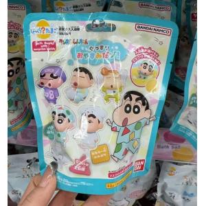 日本万代 蜡笔小新安眠盲盒泡澡沐浴球入浴剂 黄色球形 洋甘菊香 内含小玩具 75g