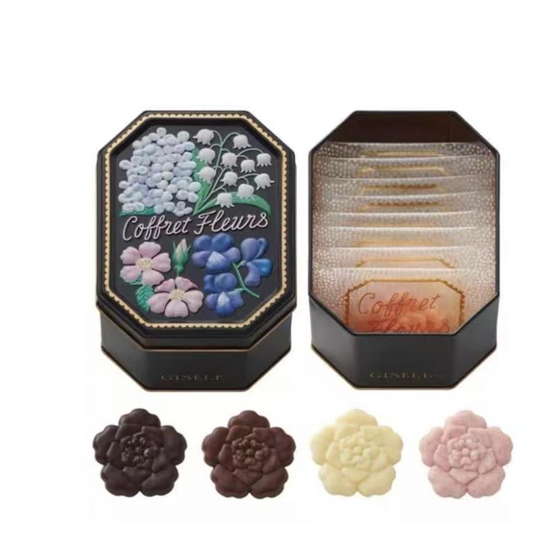 Morozoff 情人节限定 coffret fleur铁盒包装 花朵巧克力 8个入（缺货退款）（可以发包税）
