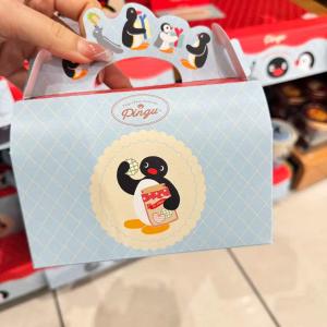 PINGU 情人节限定 手提盒包装牛奶&草莓巧克力饼干糖果混合装 7个入（缺货退款）（只能发邮政）