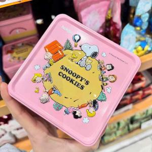 hokka北陆制果 史努比联名 枫糖饼干 粉色铁盒装 70g（缺货退款）（任意路线可发）