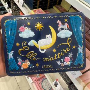 Morozoff 情人节限定 蓝色猫咪铁盒巧克力 15个入（缺货退款）（可以发包税）