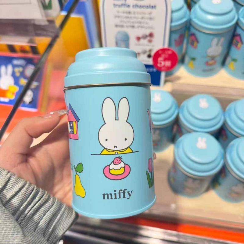 Morozoff miffy米菲兔 铁罐装松露草莓巧克力 6个入（缺货退款）（可以发包税）