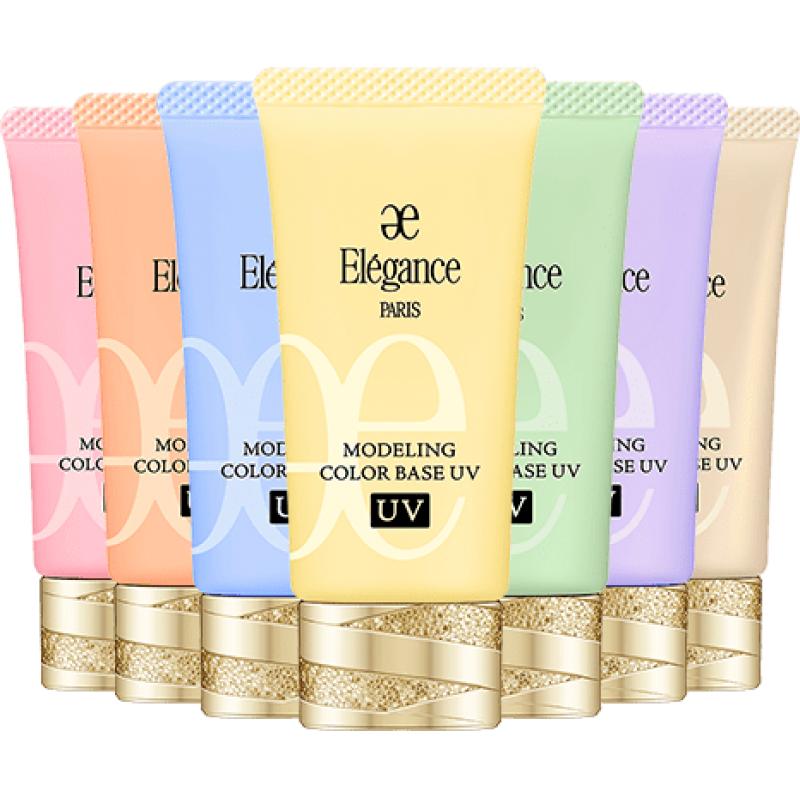 代购：Elegance雅莉格丝 新发卖MODELING润色防晒隔离 UV 30g SPF40（モデリング カラーベース UV）