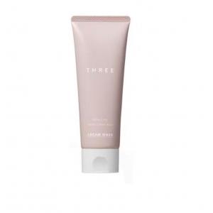 代购：THREE 平衡萃润滋养洁颜霜 粉色洁面乳 100g