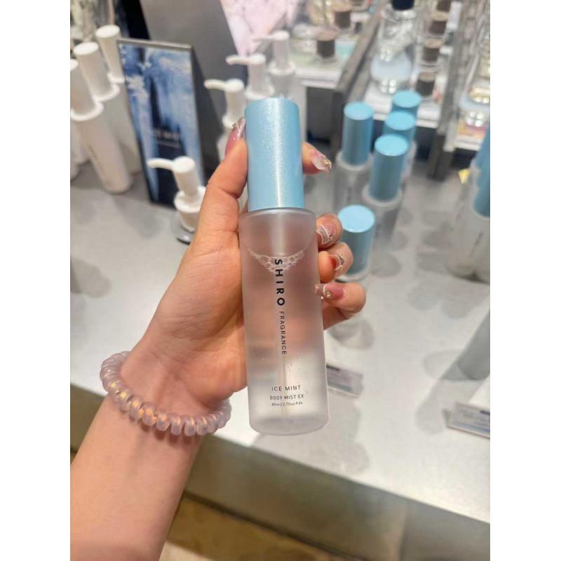 代购：SHIRO 26夏季限定 冰凉冷感ICE MINT薄荷身体喷雾 80ml（缺货退款）