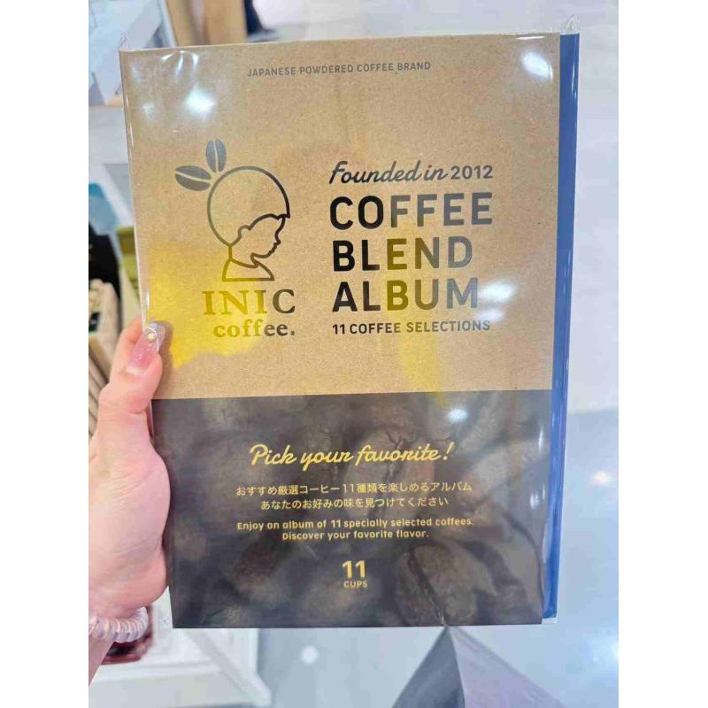 INIC coffee BLEND ALBUM十一种综合礼盒速溶咖啡 11杯入（包税路线可发）