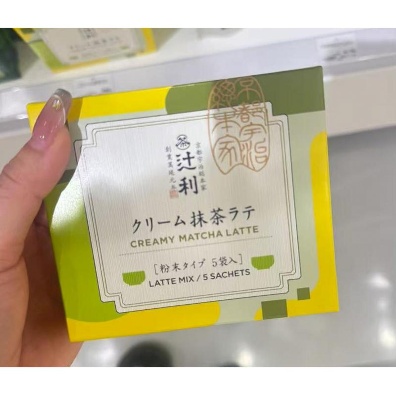辻利 奶油抹茶拿铁 5包入（可以发包税）