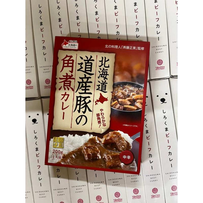 贝尔食品 北海道产猪肉角煮咖喱 中辣 1人份200g（日期至27/5/29）只能发邮政线