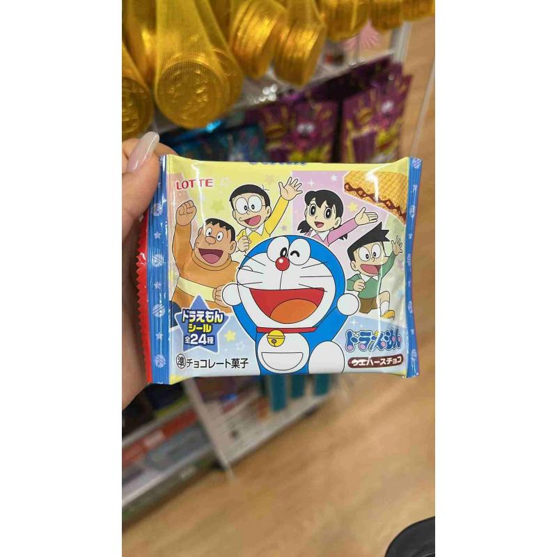 乐天LOTTE 哆啦A梦 夹心威化饼干 1枚入（可以发包税）